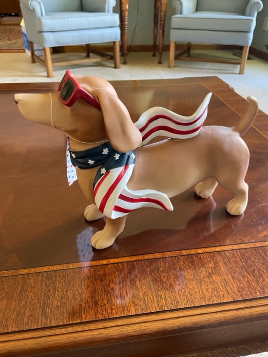 stars and Strips Other - Patriotic Dachshund Figurine with Sunglasses from Stars and Stipes